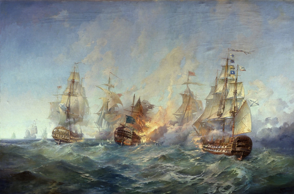 Морской бой в Керченском проливе 8 июля 1790