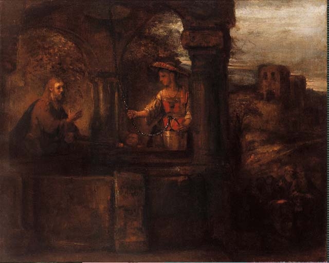 Христос и самарянка. Рембрандт Харменс ван Рейн. 165