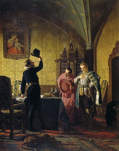 472px Newrew False Dimitry I swearing Sigismund III introduction of catholicism in Russia