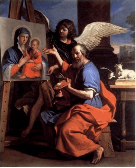 'Евангелист Лука, рисующий Деву Марию