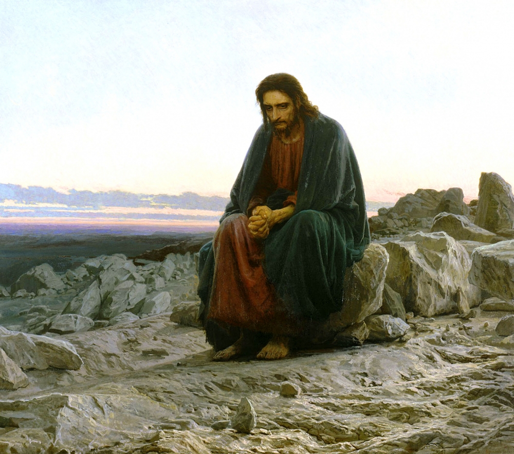 Иван Крамской. Христос в пустыне
